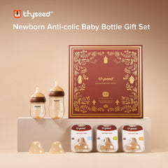 Thyseed Anti-Colic Baby Bottle Gift Set | PPSU Feeding Bottle | Newborn 0-9 Months | BPA Free